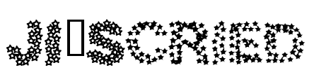 JI-Scried Font Image
