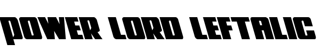 Power Lord Leftalic