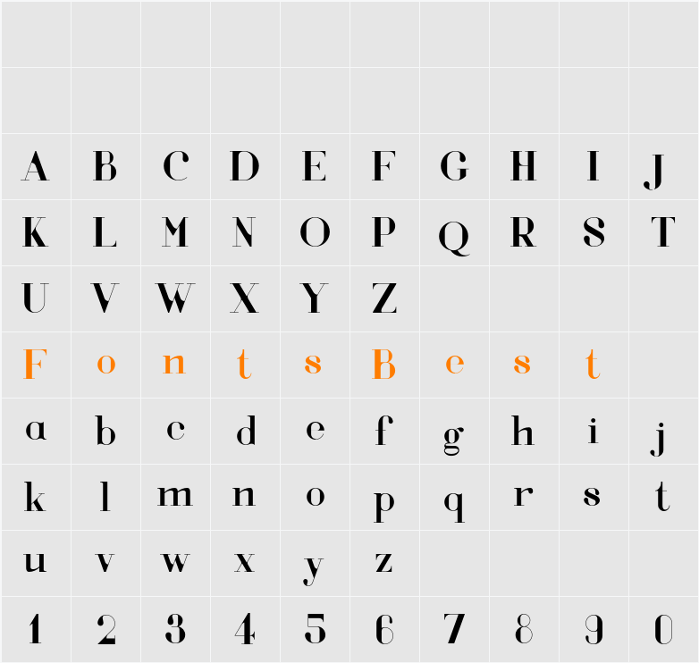 Voor Character Map
