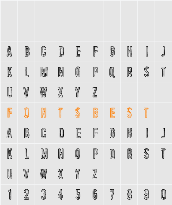 Lovely Weekend Character Map
