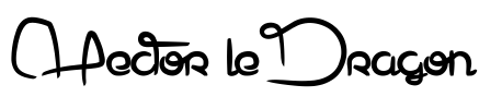 Hector le Dragon  Font Image