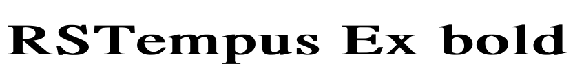 RSTempus Ex bold