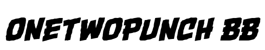 OneTwoPunch BB Font Image