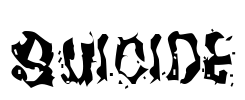 Suicide Font Image