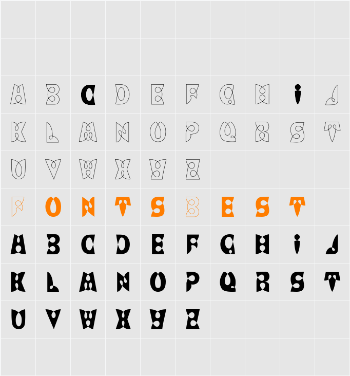 LoopDeLoop Character Map