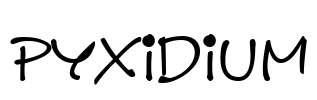 Pyxidium Font Image