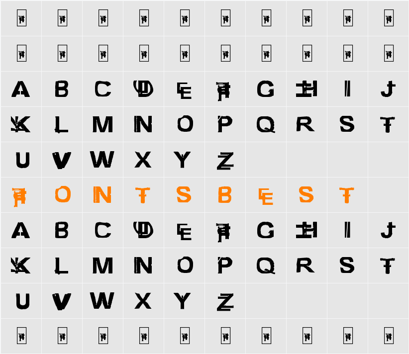 freestyler ancient f6(modified) Character Map