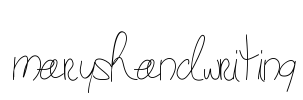 maryshandwriting