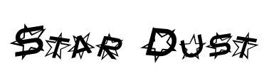 Star Dust Font Image