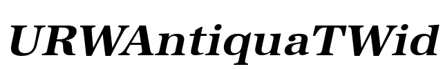 URWAntiquaTWid