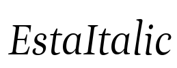 EstaItalic