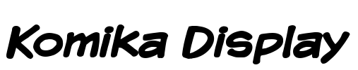 Komika Display Font Image