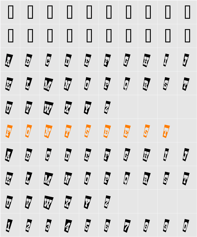 a_GildiaTitulTwCm Character Map