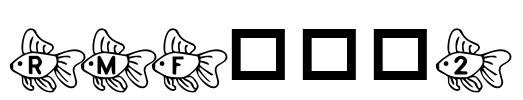 RMFish2 Font Image