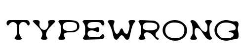 Typewrong Font Image