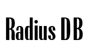 Radius DB Font Image