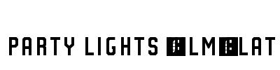 Party Lights [WLM] Flat Font Image