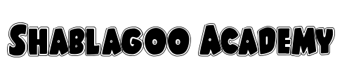 Shablagoo Academy Font Image