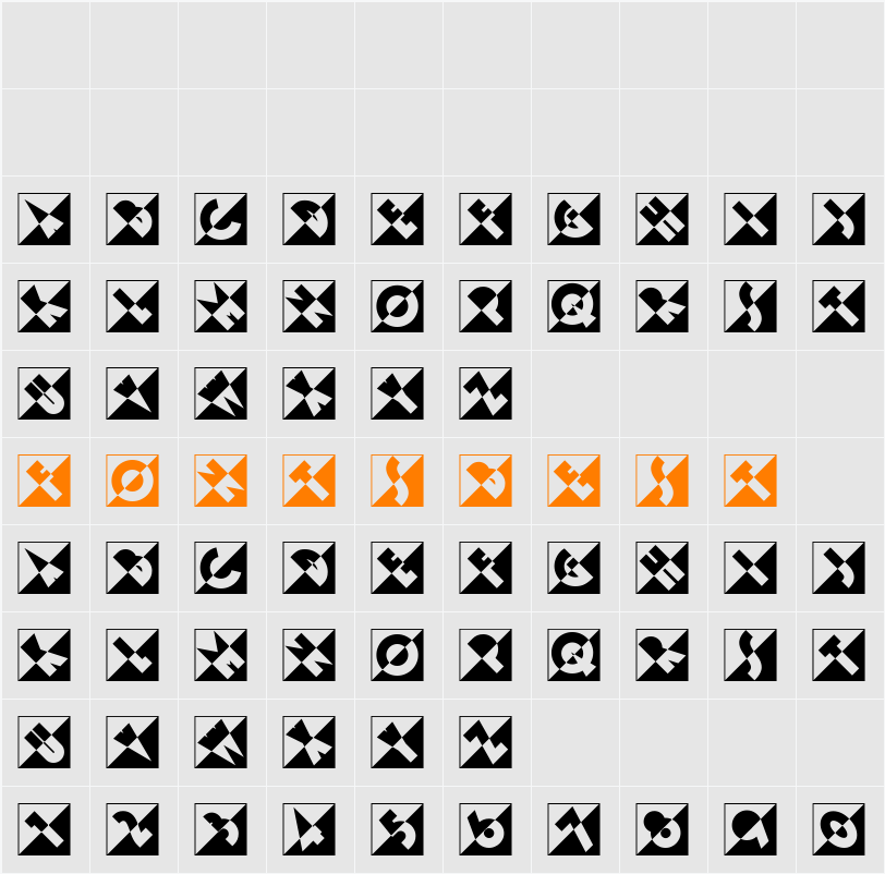 Emporium NF Character Map