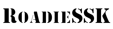 RoadieSSK Font Image