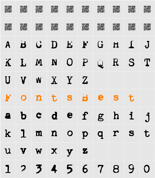 QuietTyper Character Map