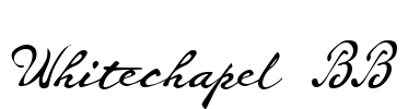 Whitechapel BB Font Image