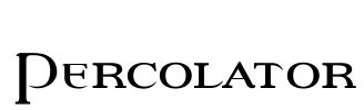 Percolator Font Image