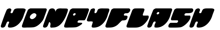 Honeyflash Font Image