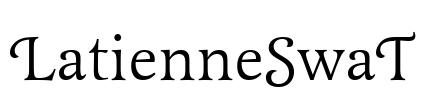 LatienneSwaT Font Image