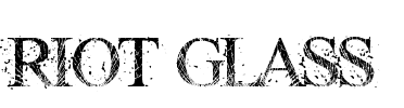 RIOT GLASS Font Image