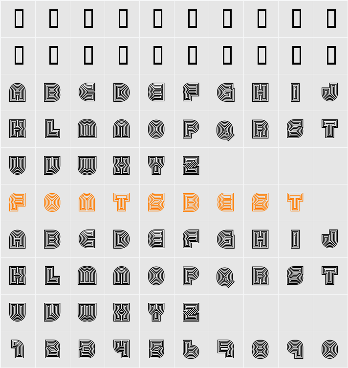 79 Character Map