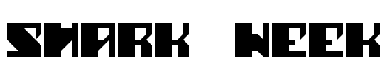 Shark Week Font Image