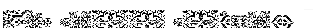 IM FELL FLOWERS 1 Font Image