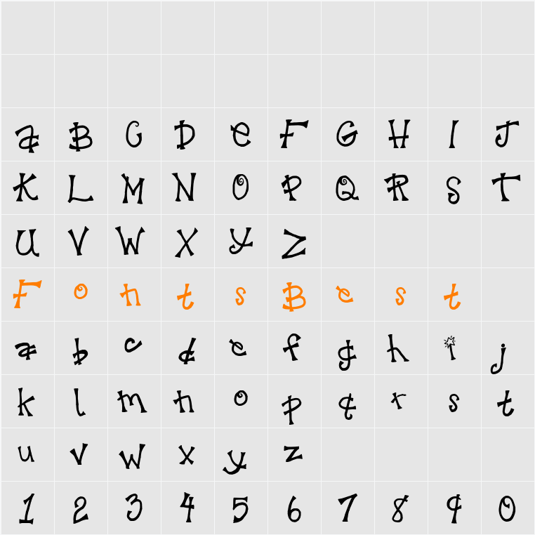 SA-Krazy4Scraps Character Map