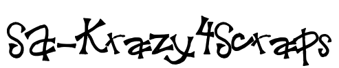 SA-Krazy4Scraps Font Image