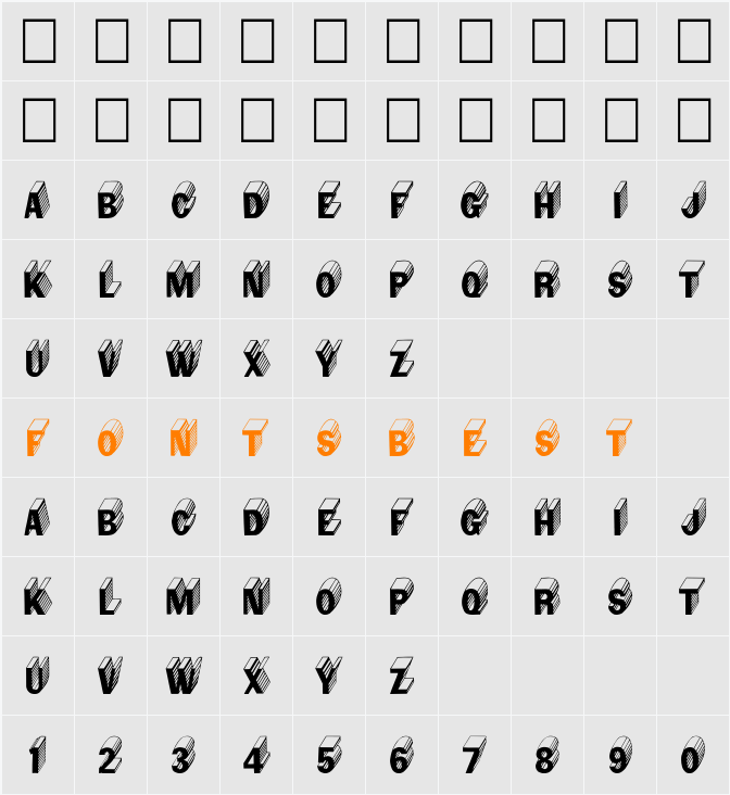 Salter Th Character Map