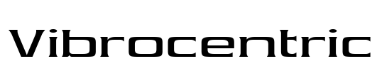 Vibrocentric Font Image