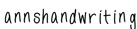 annshandwriting