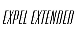 Expel Extended Font Image