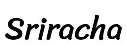 Sriracha Font Image