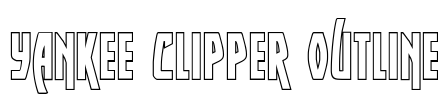 Yankee Clipper Outline