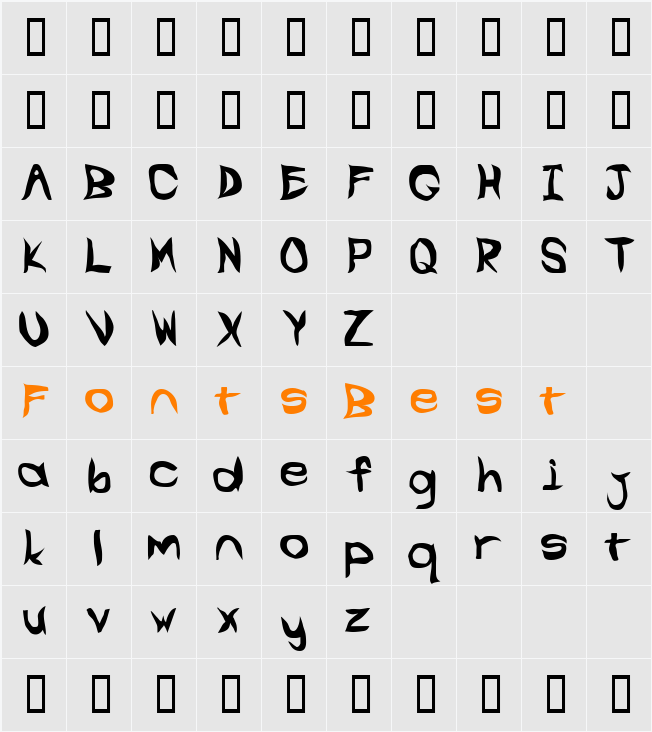 Swift Character Map