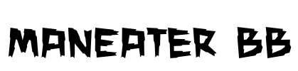 ManEater BB Font Image