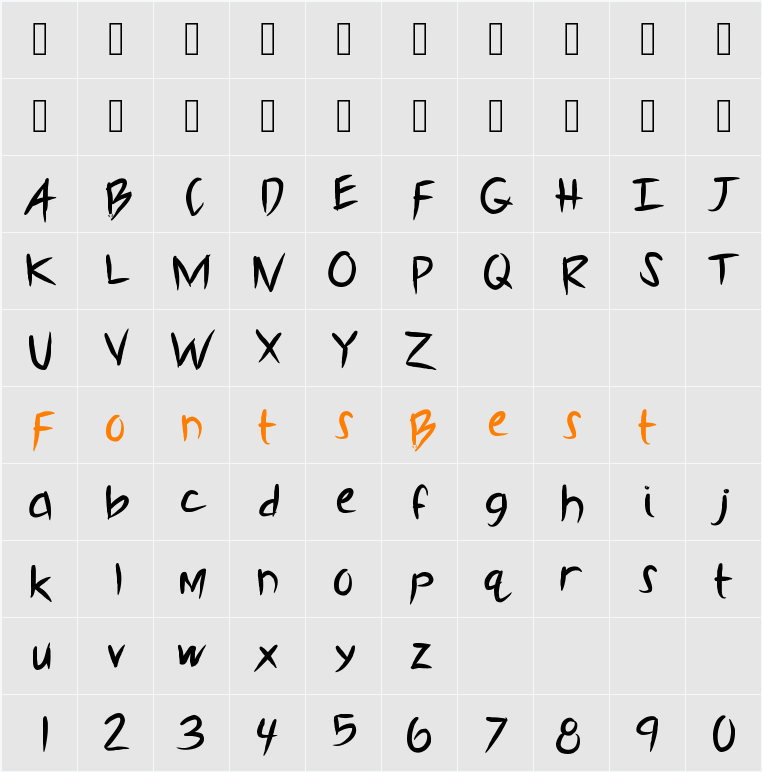 KBSlasher Character Map