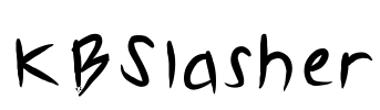 KBSlasher Font Image