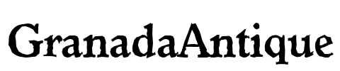 GranadaAntique Font Image