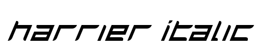 Harrier Italic