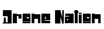 Drone Nation Font Image