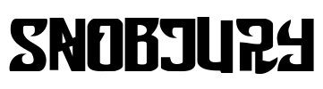 Snobjury Font Image