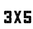 3x5
